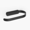 Stahlrollenhalter schwarzes Polyurethan-Gel-Geliband