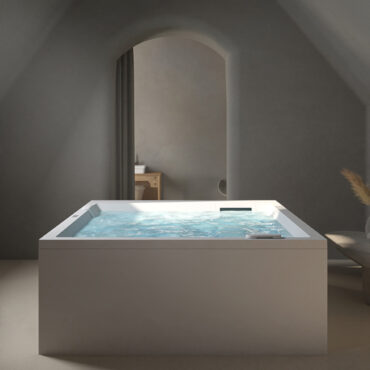 minipiscina freestanding idromassaggio cromoterapia time 260 relax design