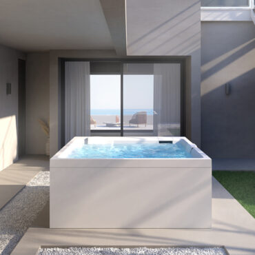 minipiscina idromassaggio freestanding vetroresina stage 220 relax design