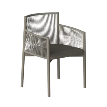 châssis en acier fauteuil de salon avec accoudoirs frame out luxy