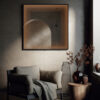 specchio living telaio nero luce led ghost mirror foggy square vanità e casa