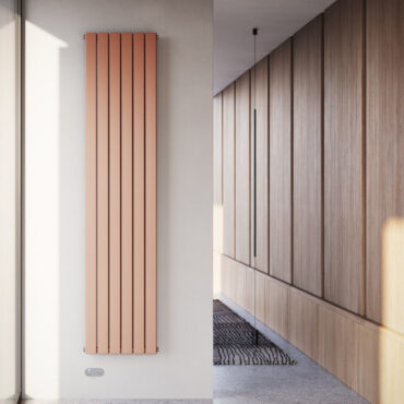 termoarredo idraulico living acciaio colorato picchio caleido