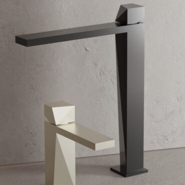 miscelatore lavabo alto cromo nero dside carimali