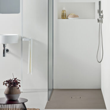 shower tray resin color clay non-slip soft agha