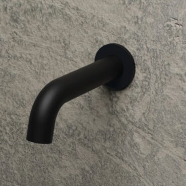 soffione doccia a parete cromato nero hippie carimali