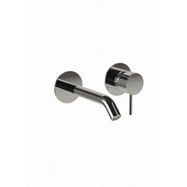 mitigeur de lavabo mural xl chrome il tondo carimali
