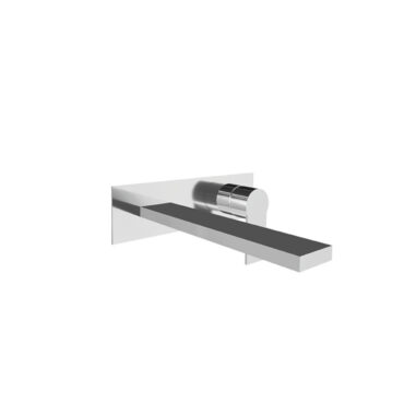 mitigeur de lavabo mural xl chrome ilquadro carimali