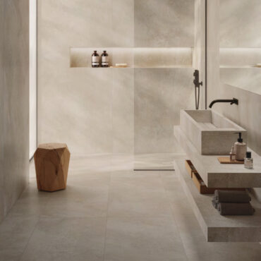 lavabo da appoggio gres porcellanato porto rotondo limpid 120 casalgrande padana