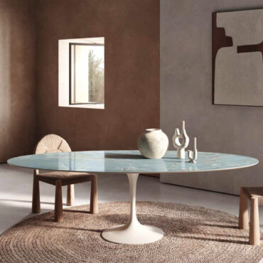 table living porcelaine grès alabastri vert ovale casalgrande padana