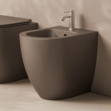 floor standing bidet ceramic colored coffee form 50 alice ceramic