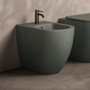 bidet a terra ceramica verde alpi alice ceramica