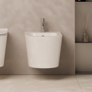 bidet sospeso ceramica bianco lucido form alice ceramica