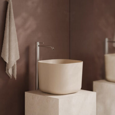 colored ceramic countertop washbasin h 30 alice ceramica