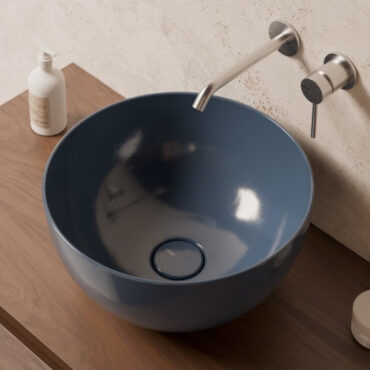 lavabo da appoggio ceramica mirto round 40 dettaglio alice ceramica