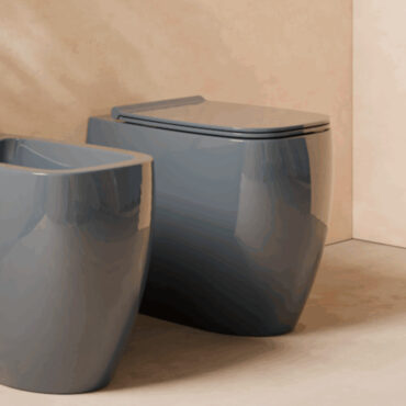 alice ceramica nur laguna color ceramic floor-mounted toilet