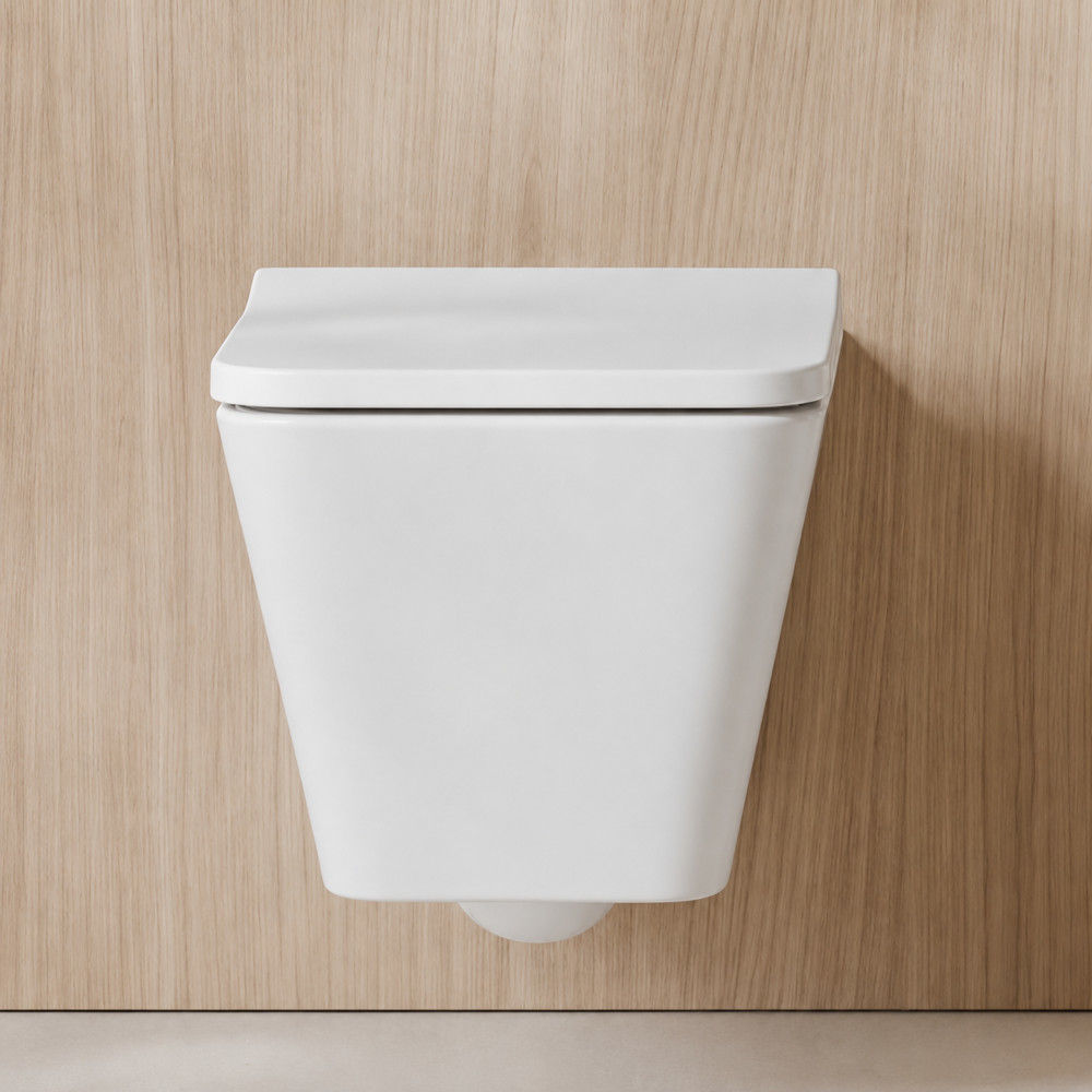 vaso sospeso ceramica bianco hide square alice ceramica