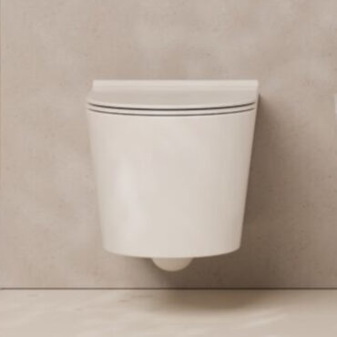 vaso sospeso ceramica bianco lucido fom alice ceramica