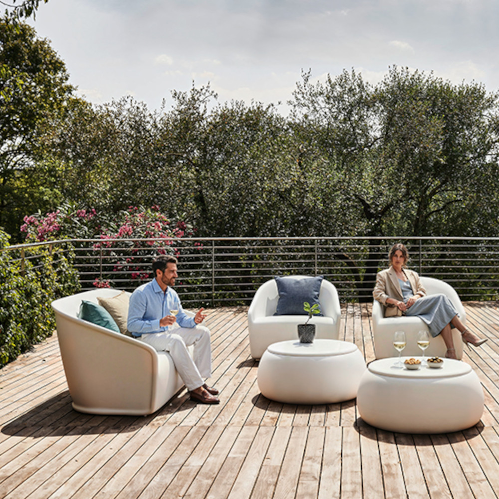 outdoor design sofa white settembre plust