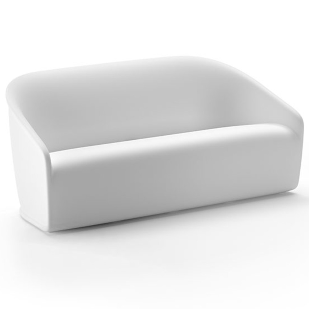 outdoor design polyethylene sofa white settembre plust